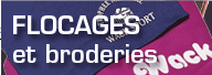 Flocage et broderie